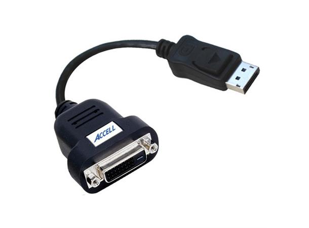 Accell Adapter DisplayPort > DVI Aktiv Videokilde: DisplayPort 1.1 Eyefinity